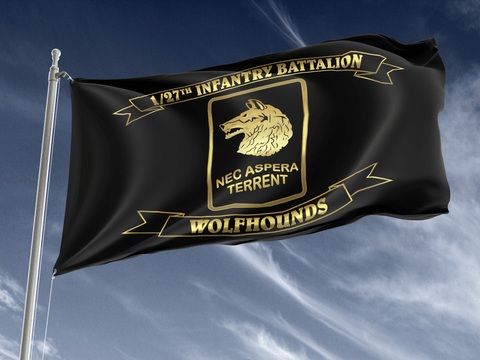 1-27 Wolfhounds Outdoor Flag Elite Flags Outdoor Flag - 36"x60"