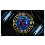 10th Mountain Division Veteran Flag