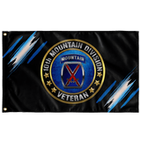 10th Mountain Division Veteran Flag