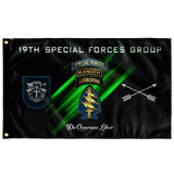 19th Special Forces Group Tabbed Flag