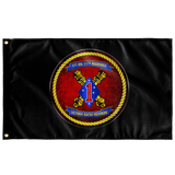 1st Battalion 11th Marines Black Flag Elite Flags Wall Flag - 36"x60"