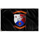 1st Battalion 25th Marines Black Flag Elite Flags Wall Flag - 36"x60"