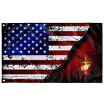1st BN 8th Marines Stars & Stripes Flag Elite Flags Wall Flag - 36"x60"