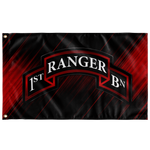 1st Ranger Battalion Scroll Flag Elite Flags Wall Flag - 36"x60"