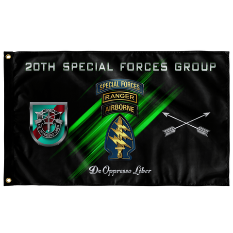 20th Special Forces Group Tabbed Flag
