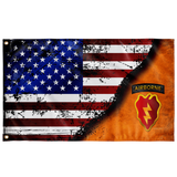 25th ID (Airborne) Stars & Stripes Flag Elite Flags Wall Flag - 36"x60"
