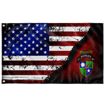2nd Ranger Battalion Tabbed Stars & Stripes Flag Elite Flags Wall Flag - 36"x60"
