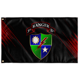 3rd Ranger Battalion DUI/Scroll Flag