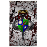 3rd Ranger Battalion Tabbed Splatter Flag Elite Flags Wall Flag - 36"x60"