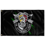 3rd Special Forces Group Numeral Outdoor Flag Elite Flags Outdoor Flag - 36"x60"