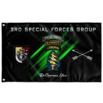 3rd Special Forces Group Tabbed Flag Elite Flags Wall Flag - 36"x60"