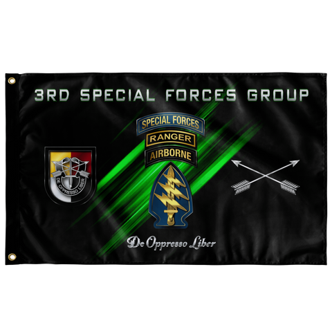 3rd Special Forces Group Tabbed Flag Elite Flags Wall Flag - 36"x60"
