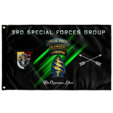 3rd Special Forces Group Tabbed Outdoor Flag Elite Flags Double-sided Outdoor Flag - 36"x60"