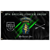 5th Special Forces Group (Legacy) Flag Elite Flags Wall Flag - 36"x60"