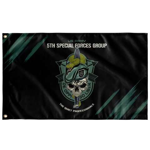 5th Special Forces Group (Legacy) Snake Eaters Flag Elite Flags Wall Flag - 36"x60"