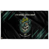 5th Special Forces Group Snake Eaters Flag Elite Flags Wall Flag - 36"x60"