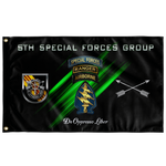 5th Special Forces Group Tabbed Flag
