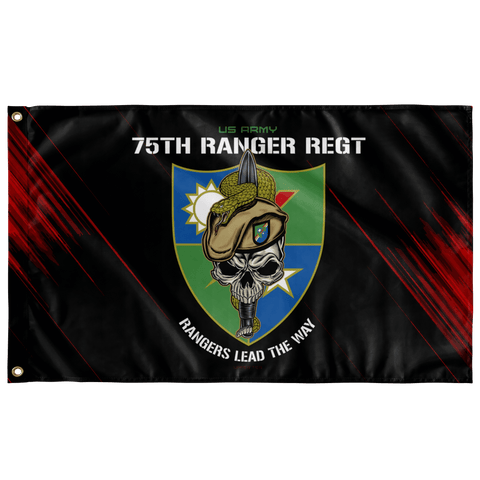 75th Ranger Regiment Snake Eaters Flag Elite Flags Wall Flag - 36"x60"