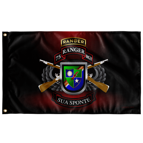 75th Ranger Regiment Tabbed Ultimate Flag Elite Flags Wall Flag - 36"x60"
