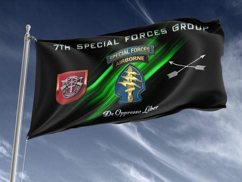 7th Special Forces Group Outdoor Flag Elite Flags Outdoor Flag - 36"x60"