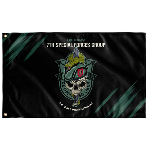 7th Special Forces Group Snake Eaters Flag Elite Flags Wall Flag - 36"x60"