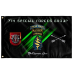 7th Special Forces Group Tabbed Flag