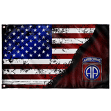 82nd Airborne Division Stars & Stripes Flag (AZ 01) Elite Flags Wall Flag - 36"x60"