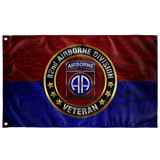 82nd Airborne Division Veterans Outdoor Flag Elite Flags Outdoor Flag - 36" X 60"