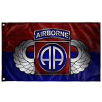 82nd Airborne Division Winged Outdoor Flag Elite Flags Outdoor Flag - 36"x60"