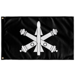 Air Defense Artillery Branch Black and White Flag Elite Flags Wall Flag - 36"x60"