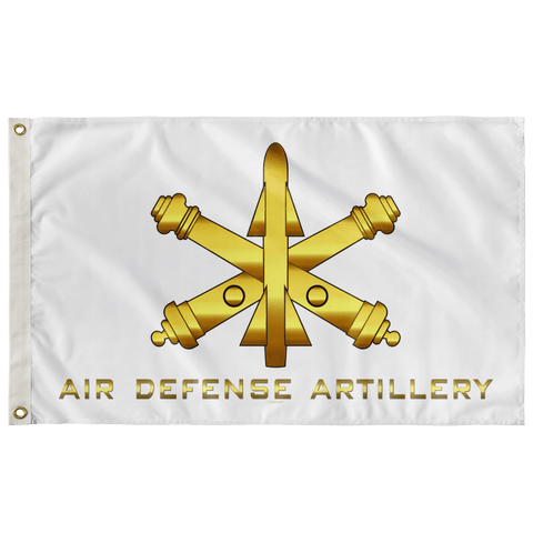 Air Defense Artillery White Flag