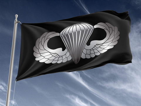 Airborne Wings (Basic) Outdoor Flag Elite Flags Outdoor Flag - 36" X 60"