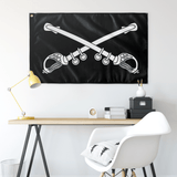 Cavalry Branch Black and White Flag Elite Flags Wall Flag - 36"x60"