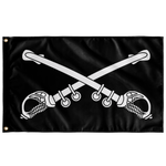 Cavalry Branch Black and White Outdoor Flag Elite Flags Outdoor Flag - 36" X 60"