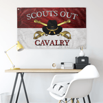 Cavalry Enlisted Stetson Scouts Out Flag Elite Flags Wall Flag - 36"x60"