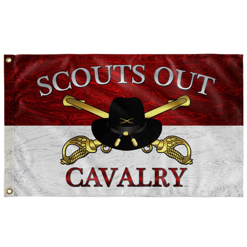 Cavalry Officer Stetson Scouts Out Flag Elite Flags Wall Flag - 36"x60"