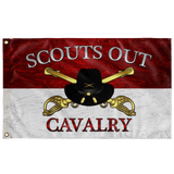 Cavalry Officer Stetson Scouts Out Outdoor Flag Elite Flags Wall Flag - 36"x60"