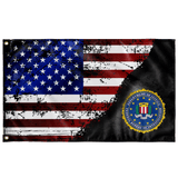 Copy of FBI Stars & Stripes Outdoor Flag Elite Flags Outdoor Flag - 36"x60"