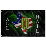 Custom 1st ID All Hail Flag