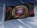 Custom 4x6 82nd Airborne Division Black Veterans Outdoor Flag Elite Flags Outdoor Flag - 48"x70"