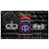 Custom 82nd ABN DIV Subdued Flag Elite Flags Wall Flag - 36"x60"