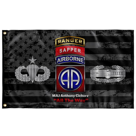 Custom 82nd ABN DIV Subdued Flag Elite Flags Wall Flag - 36"x60"