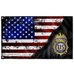 DEA Stars & Stripes Outdoor Flag Elite Flags Wall Flag - 36"x60"