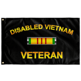 Disabled Vietnam Ribbon Flag