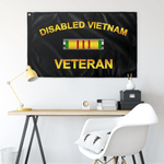 Disabled Vietnam Ribbon Flag