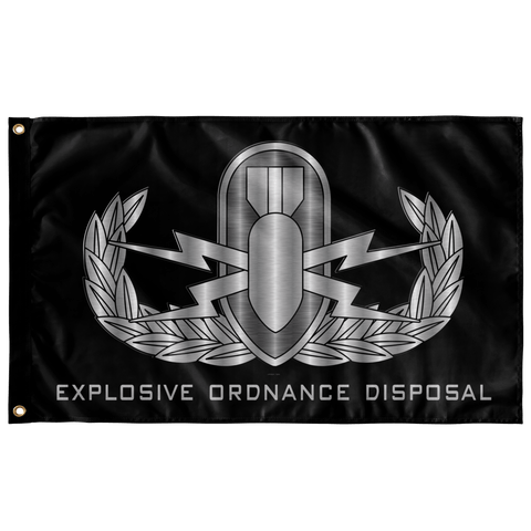 EOD (Basic) Black Flag Elite Flags Wall Flag - 36"x60"