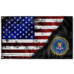 FBI Stars & Stripes Flag Elite Flags Wall Flag - 36"x60"