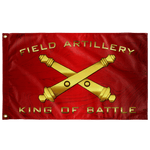 Field Artillery King of Battle Flag