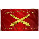 Field Artillery King of Battle Flag