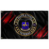First Strike Veteran Flag Elite Flags Wall Flag - 36"x60"